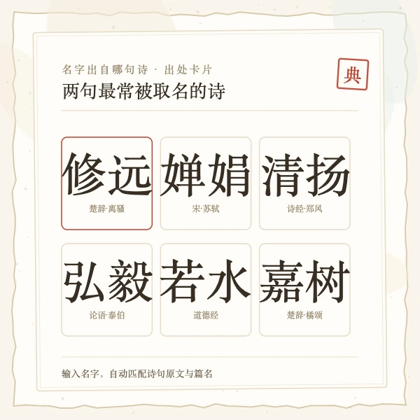 周易取名诗句
